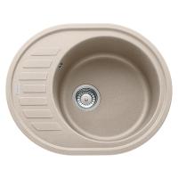 Мойка с сифоном гранит ROG 611-62 сахара Franke (114.0251.447)