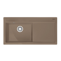 Мойка кухонная Franke Mythos MTK 611-100 (миндаль, чаша слева)