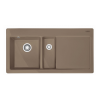 Мойка кухонная Franke Mythos MTK 651-100 (миндаль, чаша слева)