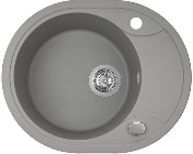 Мойка кухонная Laveo Dafne SBD_583T овальная серый