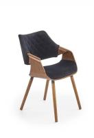 Стул барный SIGNAL AUGUST H-1 VELVET серый/черный New