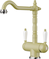 Смеситель OMOIKIRI Amagasaki-MA латунь/гранит/марципан