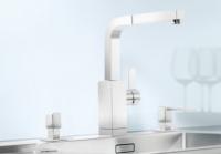 Смеситель Blanko LEVOS-S нержавейка