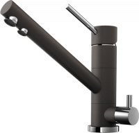 Смеситель OMOIKIRI Tonami-DC латунь/гранит/темный шоколад