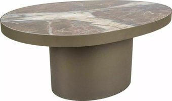 Журнальный столик Signal Gusto B Ceramic (коричневый Patagonia/медный)