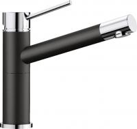 Смеситель BLANCO ALTA Compact хром/черный