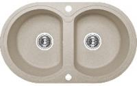 Мойка кухонная Laveo Dafne SBD_420T овальная бежевый