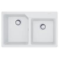 Мойка с сифоном гранит UBG 620-78 белый Franke (114.0574.972)