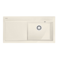 Мойка кухонная Franke Mythos MTK 611-100 (ваниль, чаша справа)