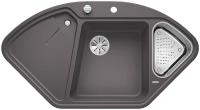 Мойка из силгр. Blanco DELTA ll темная скала