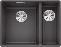 Мойка из силгр. Blanco SUBLINE 340/160-F темная скала