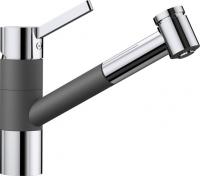 Смеситель BLANCO TIVO-S хром/темная скала