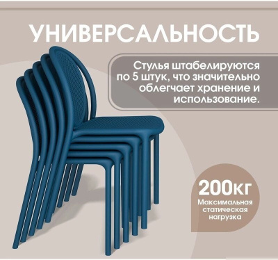 Стул Sheffilton SHT-S172 (темно-синий)