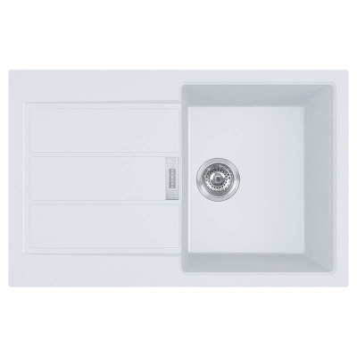 Мойка с сифоном тектонайт S2D 611-78 белый Franke (143.0621.332)
