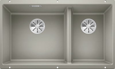 Мойка из силгр. Blanco SUBLINE 430/270-U жемчужный