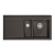 Мойка кухонная Franke Mythos MTK 651-100 (графит, чаша справа)
