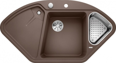 Мойка из силгр. Blanco DELTA ll-F кофе