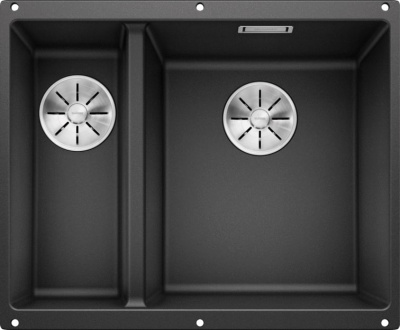 Мойка из силгр. Blanco SUBLINE 340/160-U (чаша справа) антрацит