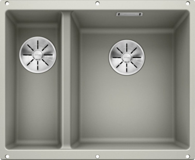Мойка из силгр. Blanco SUBLINE 340/160-U (чаша справа) жемчужная