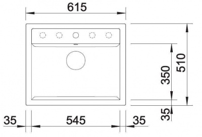 Мойка из силгр. Blanco DALAGO 6-F антрацит