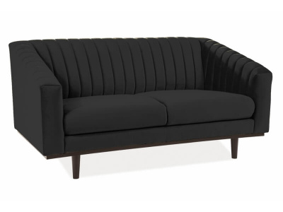 Диван SIGNAL ASPREY 2 VELVET Bluvel19, черный