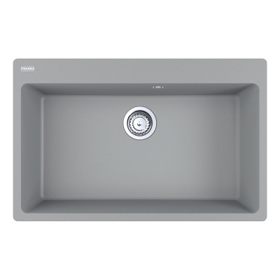 Мойка с сифоном гранит CNG 610-73 серый камень (в/у) Franke (114.0630.414)