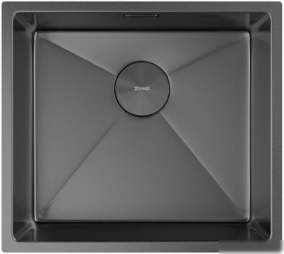 Кухонная мойка ZorG Zerox 49 U / IF PVD Gunblack