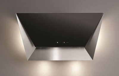 Вытяжка Falmec Design+ PRISMA 115 inox vetro nero (800)