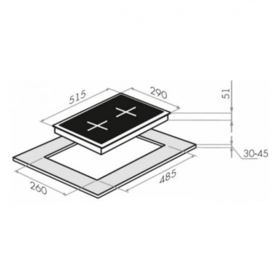 Газовая панель Maunfeld EGHS.32.6CS/G
