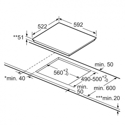 Индукционная панель Bosch PIE611BB1E