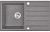 Мойка кухонная Laveo Margarita SBM_511T прямоугольная серый