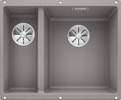 Мойка из силгр. Blanco SUBLINE 340/160-U (чаша справа) алюметаллик