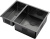 Кухонная мойка ZorG Zerox 58-2 U / IF-L PVD Gunblack Кухонная мойка ZorG Zerox 58-2 U / IF-L PVD Gunblack