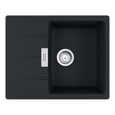Мойка с сифоном гранит CNG 611-62 черный матовый (в/у) Franke (114.0630.418)
