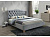 Кровать SIGNAL ASPEN VELVET BLUVEL 14 серый/дуб, 140/200