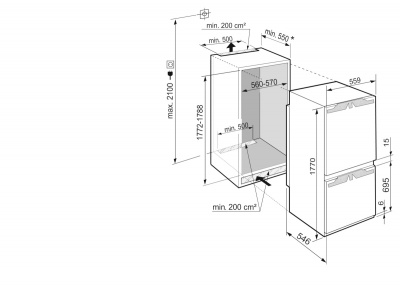 Холодильник Liebherr ICNf 5103 Pure NoFrost