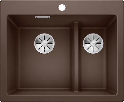 Мойка из силгр. Blanco PLEON 6 Split кофе