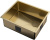 Кухонная мойка ZorG Zerox 54 U / IF Side SF PVD Gold Кухонная мойка ZorG Zerox 54 U / IF Side SF PVD Gold