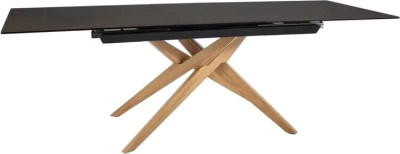 Кухонный стол Signal Loreto ceramic LORETOBROD180 (коричневый/дуб)