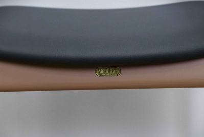 Стул с подлокотниками Sheffilton SHT-S202 (черный/коричневый)