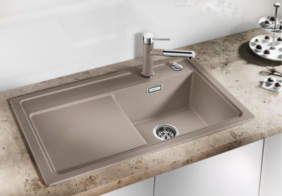 Мойка из силгр. Blanco ZENAR 45 S (чаша слева) антрацит