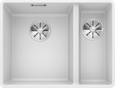 Мойка из силгр. Blanco SUBLINE 340/160-F белая