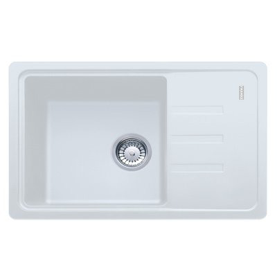 Мойка с сифоном гранит BSG 611-62 белый оборотная Franke (114.0375.042)