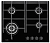 Газовая панель AEG HG567455VB