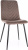 Стул Signal Daren Velvet Bluvel 38 (капучино/черный) Стул Signal Daren Velvet Bluvel 38 (капучино/черный)
