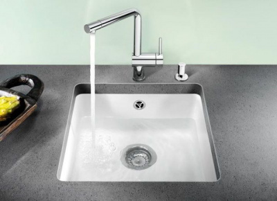 Мойка из кер. Blanco SUBLINE 375-U черная