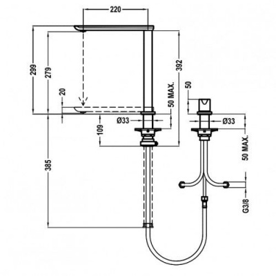 Смеситель ТЕКА FO 985 хром