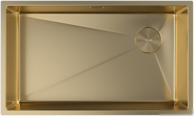 Кухонная мойка ZorG Zerox 74 U / IF Side SF PVD Gold