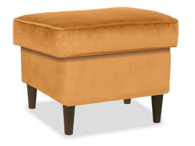 Пуф SIGNAL RON K VELVET карри/венге