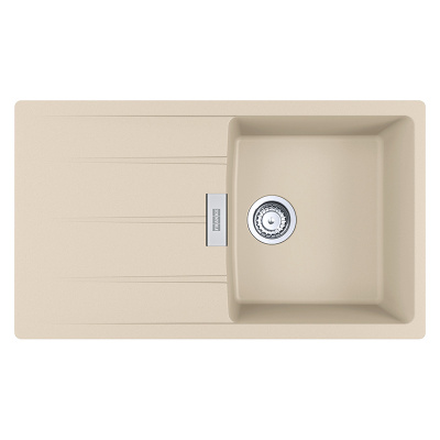 Мойка с сифоном гранит CNG 611-86 бежевый (в/у) Franke (114.0630.441)